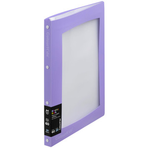 Colourhide Insert Cover Display Book Refillable 20 Sheet Lavender, Each