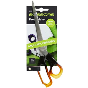 Dress Maker Multipurpose Scissors with Stainless Steel Blade 25cm, Each