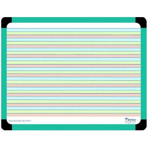 Writer Premium Ground/Grass/Sky 24mm Dotted Thirds Student Whiteboard, double sided magnetic