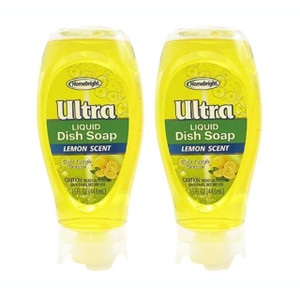 Homebright Ultra Liquid Dish Soap - Lemon Scent 443ml