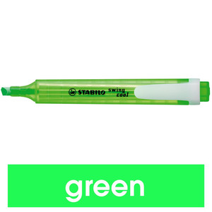 STABILO SWING COOL HIGHLIGHTER 275/33 Green Box of 10