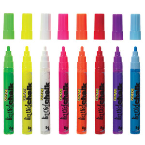 TEXTA LIQUID CHALK MARKER Dry Wipe Bullet 4.5mm Nib Yellow