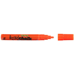 TEXTA LIQUID CHALK MARKER Bullet 4.5mm Nib Orange, Dry Wipe Glossy Surfaces