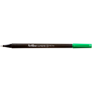 ARTLINE SUPREME FINELINER PENS 0.4mm Green Pack of 12