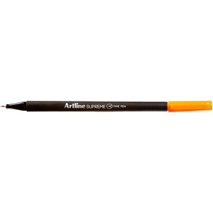 ARTLINE SUPREME FINELINER PENS 0.4mm Orange Pack of 12