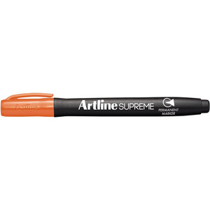 ARTLINE SUPREME PERMANENT MARKERS Permanent Orange, Pk12