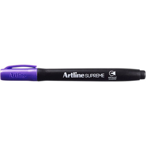ARTLINE SUPREME MARKERS Metallic Purple Pack of 12