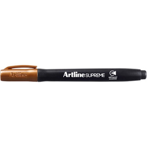 ARTLINE SUPREME MARKERS Metallic Bronze Pack of 12