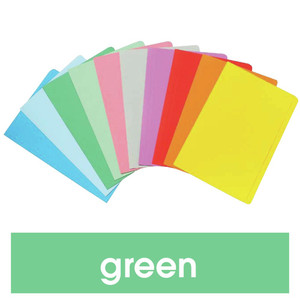 MARBIG COLOURED MANILLA FOLDER FOOLSCAP Green 1108104 (Box of 100)