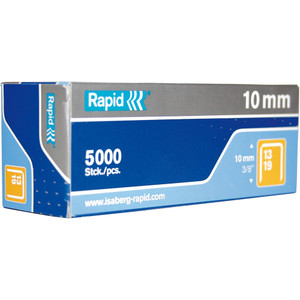 RAPID TOOLS 13/10MM STAPLES BOX 5000
