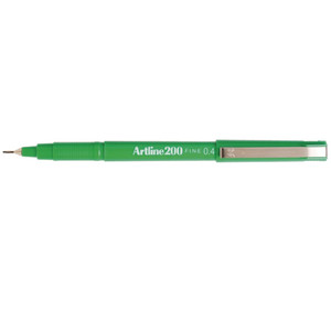 ARTLINE 200 FINELINE PENS 0.4mm Green