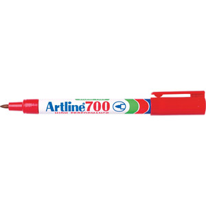 ARTLINE 700 PERMANENT MARKERS Fine Bullet Red Each