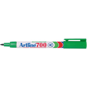 ARTLINE 700 PERMANENT MARKERS Fine Bullet, Green, Bx12