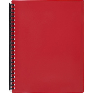 MARBIG REFILLABLE DISPLAY BOOK A4 40 Pocket Red
