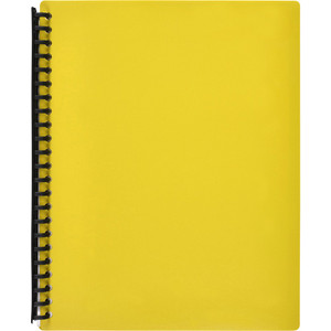 MARBIG REFILLABLE DISPLAY BOOK A4 40 Pocket Yellow