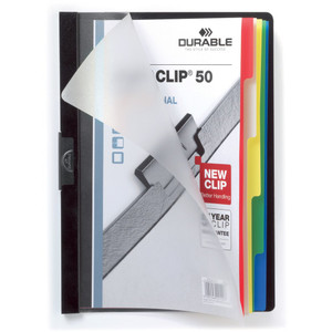 DURABLE DURACLIP INDEX FILES A4 50 Sheet Capacity