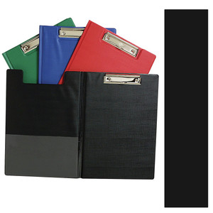 MARBIG PVC CLIPFOLDERS A4 Black