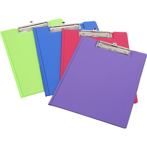 MARBIG SUMMER COLOR CLIPFOLDER A4 PVC FUSCHIA / PINK 4300609