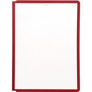 DURABLE SHERPA DISPLAY SYSTEM Panels A4 Pack 5 Red Pack of 5