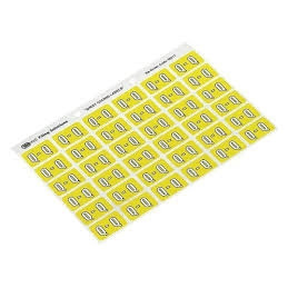 AVERY ALPHABETICAL 'Q' SIDE TAB COLOUR CODING LABELS 25 x 38 mm, 180/Pack