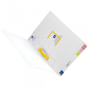 AVERY LATERAL FILES Foolscap White With Tubeclip Fitted, Bx100