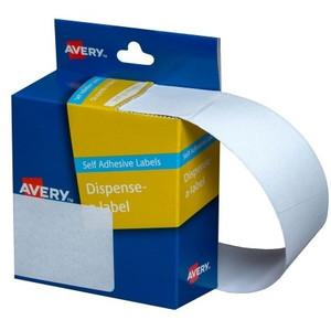 AVERY DMR8943W DISPENSER LABEL Rectangle 89x43mm White Pack of 100