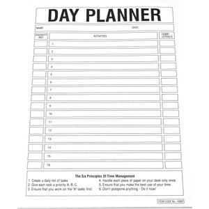 QUILL A4 PLANNER PADS Day Planner 50lf