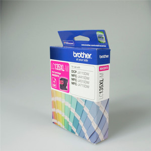 BROTHER LC-135XL ORIGINAL MAGENTA INK CARTRIDGE Suits DCPJ4110DW / MFCJ4410DW / 4510 / 4711