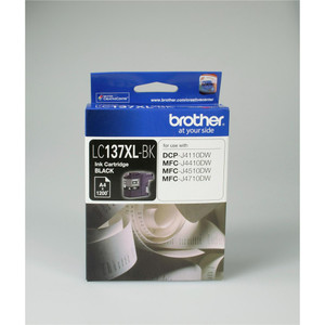 BROTHER LC-137XL ORIGINAL BLACK INK CARTRIDGE 1.2K Suits DCPJ4110DW / MFCJ4410DW / J4510DW / J4710DW