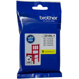 BROTHER LC3319XL INKJET CART YELLOW HIGH YIELD 1.5K Suits Brother MFC J5330DW / J5730DW / J6530DW / J6730DW / J6930DW