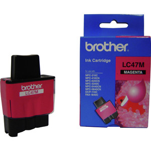 BROTHER LC-47M ORIGINAL MAGENTA INK 400 PAGE YIELD Suits DCP-110C / 115C / 120C / MFC210C / 215C / 410CN / 425CN / 620CN / 640CW / 3240C / 5440CN / 5840CN FAX 1840