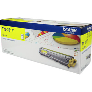 BROTHER TN-251Y ORIGINAL YELLOW TONER CARTRIDGE 1.4K Suits HL3150CDN / HL3170CDW / MFC9140CDN / MFC9330CDW / MFC9340CDW / DCP9015CDW