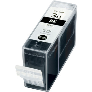 CANON BCI-3E ORIGINAL BLACK INK CARTRIDGE Suits BJC3000 / 6000 / 6200 / 6500 / S400SP / 450 / 520 / 530D / 600 / 750 / 4500 / S6300 / MPC100 / 400 / 600 / i550 / i560/ i850/ i865 / MP700 / 730 / 750 / 760 / 780
