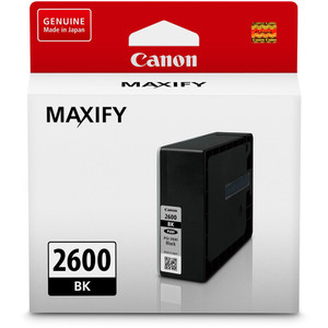 CANON PGI-2600BK BLACK INK CARTRIDGE 1000K Suits Canon IB4060 / MB5060 / MB5360