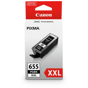 CANON PGI-655XXLBK ORIGINAL EXTRA HIGH YIELD XXL BLACK INK Suits MX726 / MX926