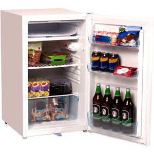 Nero Bar Fridge & Freezer 125Lt White, Each