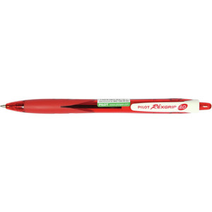 PILOT BEGREEN REXGRIP BRG-10M MED RED RETRACT PEN 660038