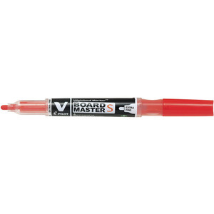 PILOT BEGREEN V MASTER S Whiteboard Marker Red 1.3mm, Bx10