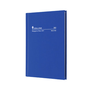 COLLINS KINGSGROVE DIARY A5 Black WTO (Pre-Order Now for 2027) ** ETA 30/9/2026 **