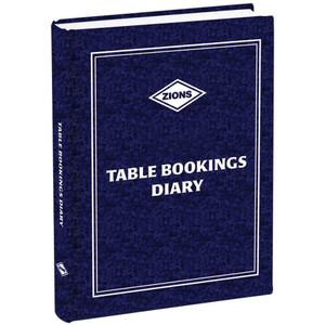 DEBDEN TABLE BOOKINGS DIARY TBD