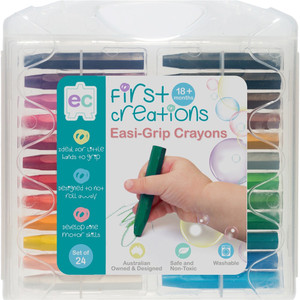 EASI-GRIP CRAYONS SET OF 24