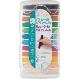 EASI-GRIP OIL PASTELS SET OF 12