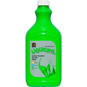 EC LIQUICRYL FLUORESCENT PAINT 2 Litre Green