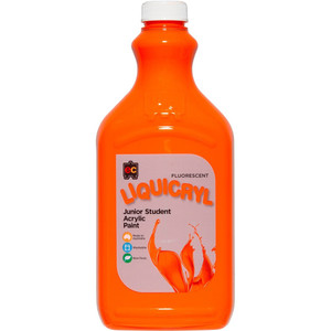 EC LIQUICRYL FLUORESCENT PAINT 2 Litre Orange