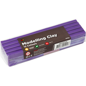 MODELLING CLAY 500GM PURPLE CELLO WRAP