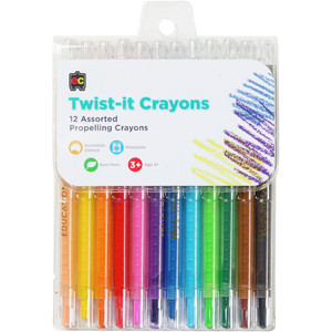 EC TWIST-IT CRAYONS Pkt 12