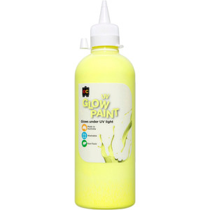 UV GLOW PAINT 500ML YELLOW