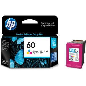 HP 60 ORIGINAL TRI-COLOUR INK CARTRIDGE (CC643WA) Suits D2560 / F4280