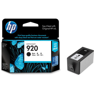 HP 920 BLACK ORIGINAL INK CARTRIDGE (CD971AA)