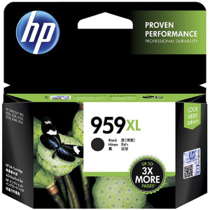 HP #959XL ORIGINAL BLACK INK CATRIDGE 3K